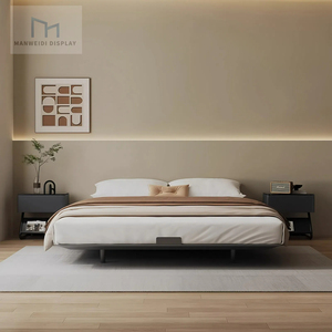Lit surélevé personnalisé <span class=keywords><strong>chambre</strong></span> silencieuse et inodore dortoir appartement hôtel dortoir lit en métal pour <span class=keywords><strong>couple</strong></span> - Product Image 5