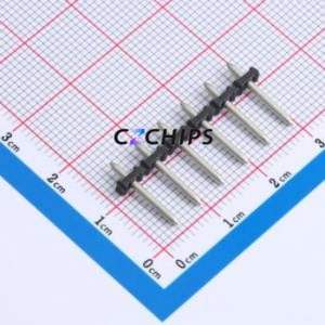 971-SLR-THR-1.3/06 Pin Header Through hole Component (THT),P=5mm Connector 1x6P 5mm Round Pin Through Hole - Product Image 1
