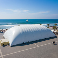 Dômes gonflables ignifuges en résine PVDF/PTFE personnalisables pour structures soutenues par l'air, idéaux pour le tennis et le basketball – Approvisionnement direct usine