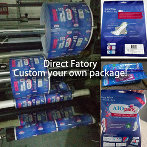 Serviettes hygiéniques en tissu de coton réutilisables pour femmes, 100 % coton, roses, avec sac – Vente en gros à prix abordable - Product Image 4