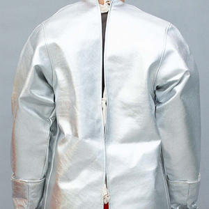 <span class=keywords><strong>Delantal</strong></span> de Soldadura <span class=keywords><strong>Aluminizado</strong></span> Resistente al Calor, Traje de Seguridad, Ropa de Seguridad, <span class=keywords><strong>Delantal</strong></span> de Laboratorio Resistente a las Llamas - Product Image 4