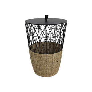 Cesta de algas marinas hecha a mano natural de nuevo diseño, Juego de 3 con el más vendido para la decoración del hogar - Product Image 6