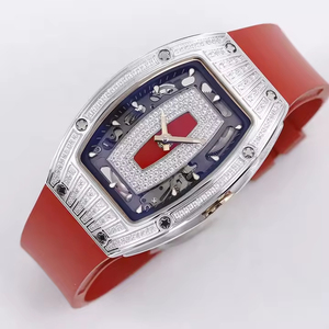 Rm07-01 Fully Diamond Inlaid Tonneau <b>Case</b> Mechanical <b>Watch</b> New Luxury Automatic Wristwatch Sapphire Crystal Unisex ETA Movement - Product Image 4