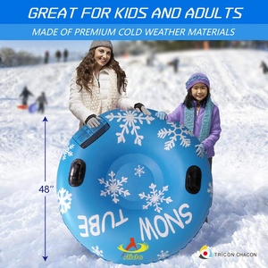 Anneau de Ski <span class=keywords><strong>gonflable</strong></span> pour Sports d'hiver, jouets de <span class=keywords><strong>luge</strong></span> de neige, Tube de neige <span class=keywords><strong>gonflable</strong></span> bleu pour enfants et adultes - Product Image 2