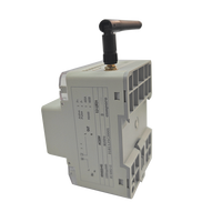 Medidor de Electricidad Prepago Monofásico Inteligente 4G con Interruptor de Circuito para Riel DIN, Módulo de Tarjeta SIM y RS485
