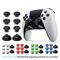 Manettes de remplacement en plastique pour PS5 PS4 PS5 Edge Xbox Controller 8 en 1, capuchons de joystick interchangeables, poignées pour pouces