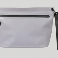 Pochette étanche en TPU 3L, résistante aux éclaboussures, avec fermeture éclair, pour ranger les articles de toilette, voyage, plage, croisière, maison (gris)