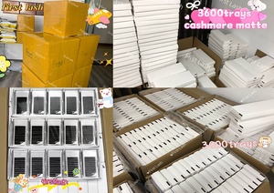 Ciglia Finte Individuali Fatte a Mano con Etichetta Privata, Ricciolo C CC D U, Nero Opaco, Cashmere Vegano, Cruelty-Free, Morbide - Product Image 5