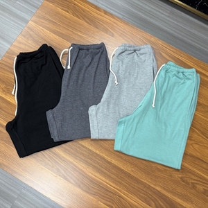Pantalones Deportivos de Mujer Ultra Suaves de Poliéster/Algodón, Transpirables, de Pierna Ancha, Cintura Alta Elástica, con Bolsillos, para Yoga, Dormir o Uso Casual - Product Image 4