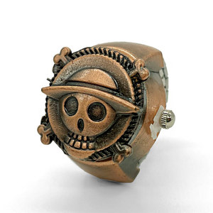 Gioielli Punk estivi regalo commemorativo Vintage Unisex Flip Rings <span class=keywords><strong>King</strong></span> <span class=keywords><strong>of</strong></span> <span class=keywords><strong>the</strong></span> Pirates Watch <span class=keywords><strong>Ring</strong></span> to My Dauther - Product Image 5