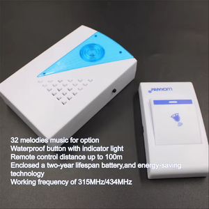 Sonnette sans fil Sonnette de maison Sonnette de porte Sonnette de porte intelligente Sonnette <span class=keywords><strong>Derma</strong></span> - Product Image 2