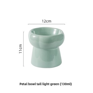 Bol en céramique manuel <span class=keywords><strong>pour</strong></span> chat, surélevé, anti-renversement, protection du cou, rond, <span class=keywords><strong>pour</strong></span> nourriture et eau, friandises <span class=keywords><strong>pour</strong></span> animaux, utilisation intérieure/extérieure - Product Image 6