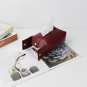 Custom Logo Small Storage Box Napkin Holder Tissue Paper Box For Home Office Car