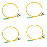 FTTH modo único dúplex Simplex 2,0mm G652D PVC/LSZH ST FC UPC Cable de conexión de fibra óptica