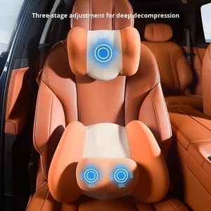 <span class=keywords><strong>Coussin</strong></span> de siège <span class=keywords><strong>conducteur</strong></span> chauffant et rafraîchissant avec ventilation, appui-tête de <span class=keywords><strong>voiture</strong></span>, support lombaire, massage et contrôle intelligent de la température - Product Image 2