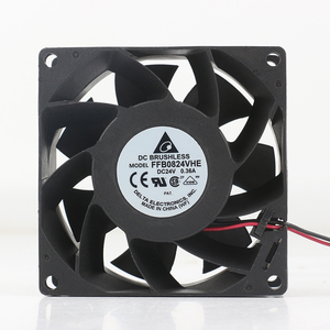 Kipas Pendingin Delta 5V <span class=keywords><strong>12V</strong></span> 48V DC 24V 0.36A AC EC 8038 80X80X38MM 8CM Inverter Volume Udara Tinggi <span class=keywords><strong>PWM</strong></span> Kontrol Temperatur FFB0824VHE - Product Image 1