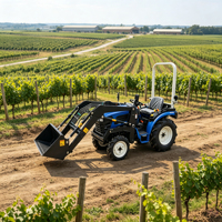 Tracteur miniature chinois de 40 CV, 29,4 kW, 404, pour l'agriculture, les jardins et les fermes, avec des tracteurs de haute qualité