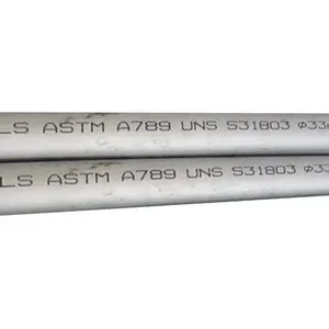 ASTM A789 UNS S31803シームレス溶接管ステンレス鋼管食品産業ガスおよび流体産業耐食性管