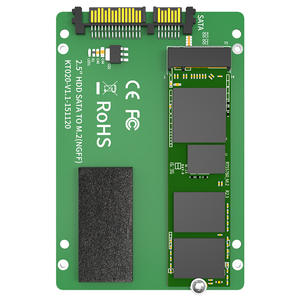 MAIWO KT020 <span class=keywords><strong>2</strong></span>,5 "SATA zu 1 X SATA <span class=keywords><strong>M</strong></span>.<span class=keywords><strong>2</strong></span> SSD-Erweiterungs adapter karte Computer hardware - Product Image 5