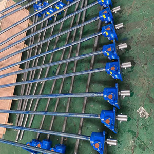 Elevador de tornillo sin fin de precisión de 100 toneladas con bloqueo automático, elevador trapezoidal eléctrico/manual para <span class=keywords><strong>plantas</strong></span> de maquinaria - Product Image 3