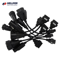Hellper Acardiag - Juego de 8 Herramientas de Diagnóstico para Camiones de Alta Calidad, TCS PRO Multidiag DS MVD 150, Adaptador OBD1/OBD2, Lector de Códigos USB
