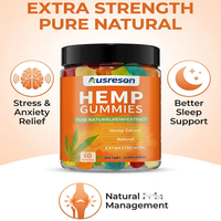 Gummies de chanvre biologique isolé en huile de graines de chanvre, supplément naturel pour la relaxation, le sommeil et l'équilibre de l'humeur, prix de gros