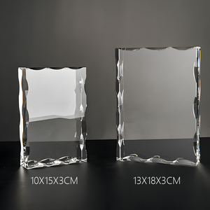 Bán Buôn Tùy Chỉnh Pha Lê Thủ Công Mỹ Nghệ Rõ Ràng Trống 3D Laser Khắc Pha Lê Cube Khung Ảnh Lưu Niệm Quà Tặng Cho Trang Trí Nội Thất - Product Image 6