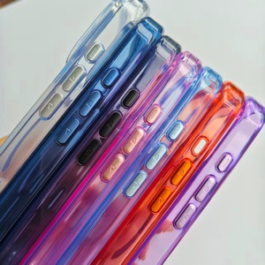 เคสโทรศัพท์ใสแบบด้าน 2.5 มม. พร้อมปุ่มกล้อง AI สำหรับ <span class=keywords><strong>iPhone</strong></span> 15 16 17 18 <span class=keywords><strong>Pro</strong></span> <span class=keywords><strong>Max</strong></span> ขอบสีสัมผัสนุ่ม - Product Image 4