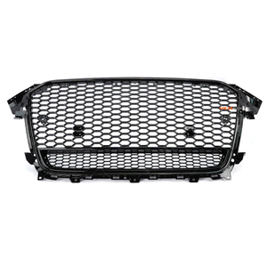 RS4 Grille Abs Gloss Black para Audi <span class=keywords><strong>A4</strong></span> Radiador RS4 B85 Parrilla delantera <span class=keywords><strong>2013</strong></span> 2015 - Product Image 2