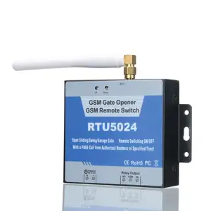 RTU5024รีโมทโทรศัพท์มือถือ2G 4G, รีเลย์ควบคุมผ่าน WiFi สวิตช์ควบคุมการเข้าถึง RTU5024เปิดประตู GSM