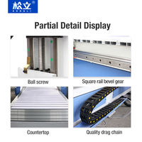 Cnc Router Diy CNC 1325 3 Axis Cnc Pcb Drilling Machine con buen control y mesa Vac-Sob