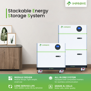 Batería Apilable de 10kWh 20kWh, 48V 200Ah 51.2V, Almacenamiento de Energía Solar de Litio para Uso Doméstico - Product Image 2