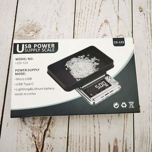 USB 저울 전원 공급 장치 <span class=keywords><strong>0.1g</strong></span> 0.01g 전자 저울 200g 500g 1kg 전자 보석 저울 더블 레인지 보석 포켓 스케일 - Product Image 6