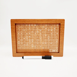 Caja de dinero de madera para la gestión del dinero, mostrador en forma de rectángulo, decoración de muebles para el hogar para el ahorro de Diwali - Product Image 6