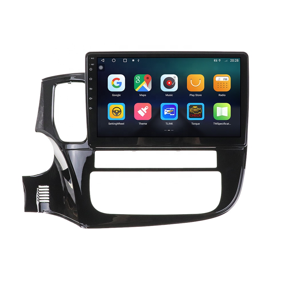 Головное устройство Автомобильное на Android 10 для Mitsubishi Outlander 2014, 2015, 2016, 2017, 2018, 2019, мультимедийный плеер, радио-навигация, стерео, GPS