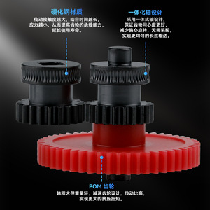 Engranajes de Extrusora para Impresora 3D Huasheng Neptune 4 Pro Max, Acero Endurecido con Recubrimiento Nano, Resistentes al Desgaste - Product Image 3