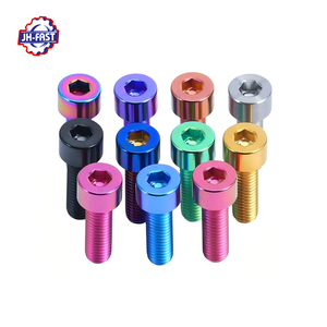Tùy chỉnh 7075 M3 M4 M5 M6 Metric đầy màu sắc Allen vít <span class=keywords><strong>din912</strong></span> hình lục giác ổ cắm đầu Anodized nhôm titan bu lông vít - Product Image 5