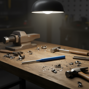 Ciseau Fervi 5 mm en acier Cr-Mo, outil de précision pour le travail des métaux - Product Image 3