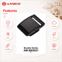 Sangle de harnais personnalisée ANMCO à dégagement rapide, boucle en plastique à 3 voies pour poussette et berceau pour enfants