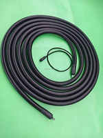 Tuyau chauffant électrique flexible en PTFE de 8 mm, tuyau pour colle thermofusible, tuyau pour adhésif thermofusible, tuyau pour machine à colle thermofusible