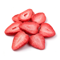 Ycoyco 1kg de Rodajas de Fresa Liofilizadas, Frambuesa, Ñame, Sabor a Helado, Fruta Liofilizada Crujiente, Directo de Fábrica OEM