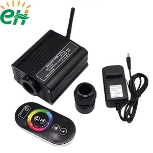 Gebrauchsfertige Touch-Fernbedienung LED-Glasfaserbeleuchtung 16W RGB LED-<span class=keywords><strong>Engine</strong></span> Endglühfaser für Auto, Schlafzimmer, Ausstellungshalle Beleuchtung - Product Image 2
