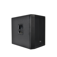 AAUDIO 618B RMS 1800W Peak 8 Ohm Caisson amplifié actif en bois 15 pouces avec garantie de 3 ans pour systèmes audio surround