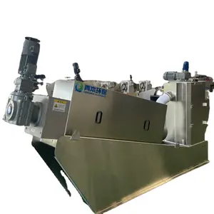 Desidratação tipo parafuso do desidratador de lodo da máquina do tanque de sedimentação do novo design de controle automático