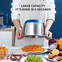 5L Multifonction Fufu Blender Mini Pounder Yam Pounding Food Chopper Broyeurs Machine Électrique Hachoir À Viande à Vendre