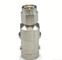 Connecteur de calibration RF BNC/SMA-KJG1 50 Ohm à contacts mâles et femelles plaqués or, DC-18GHz, faible VSWR