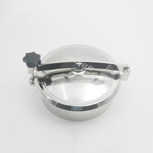 S304 316L tanque sanitário redondo bueiro quadrado bueiro de aço inoxidável bueiro tampa - Product Image 2
