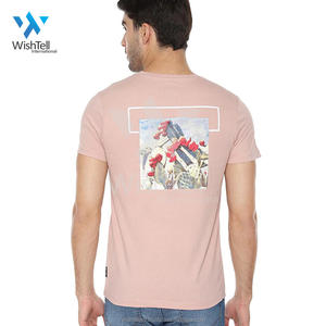 Nuevo diseño de alta calidad para hombre, camisetas de algodón/poliéster para correr, gimnasio, ajuste holgado, lavado ácido de gran tamaño, manga corta, secado rápido - Product Image 4