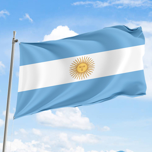 Los fabricantes venden <span class=keywords><strong>3</strong></span>*5ft100% poliéster colores brillantes que no se desvanecen fácilmente en interiores y exteriores bandera <span class=keywords><strong>argentina</strong></span> duradera - Product Image 2
