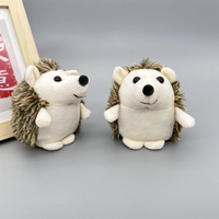 Porte-clés en peluche hérisson mignon de 10 cm, jouet créatif, pendentif pour enfants, vente en gros